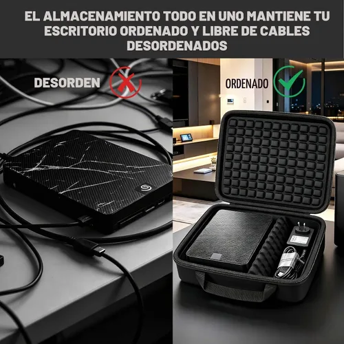 Vista 4 de Comecase Funda de disco duro de escritorio para expansión Seagate y para WD Negro completo