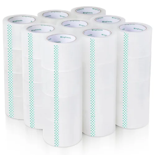 Vista 10 de Clear Packing Tape, Heavy‑Duty 2.4 Mil Shipping Tape Rolls, 2 Inch Wide High Adhesive Box Sealing Tape for Shipping, Moving, Storage & Bulk Business