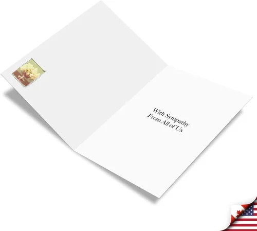 Vista 2 de Best Card Co. J9540ASMG-US - Tarjeta de condolencias jumbo de 8.5 x 11