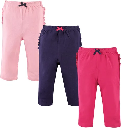 Vista 95 de Hudson Baby - Pantalones y leggings unisex de algodón para bebé 2-Rosa Negro