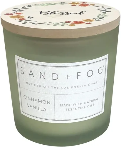 Vista 10 de Sand + Fog Vela perfumada - Chai – Aromas adicionales y tamaños – Mecha 100% de algodón sin plomo - Velas de lujo en frasco para refrescar el aire