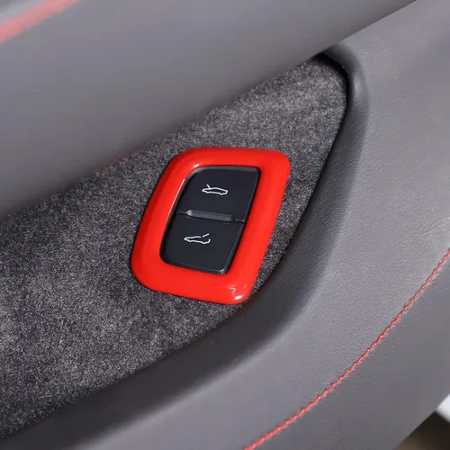 Vista 24 de Sekhyna Cubierta de botón del interruptor del maletero compatible con Corvette C8 Stingray 2020 2021 2022 2023 fibra de carbono real / ABS 1 pieza