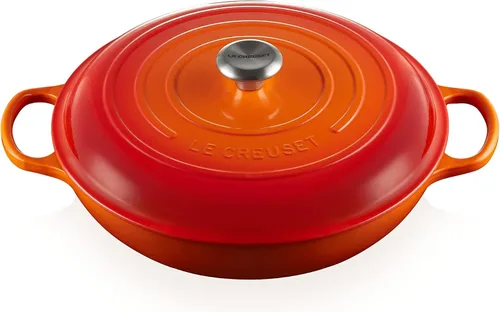 Vista 20 de Le Creuset Signature - Sartén de hierro fundido esmaltada con mango de hierro, 3,5 qt., alcachofa