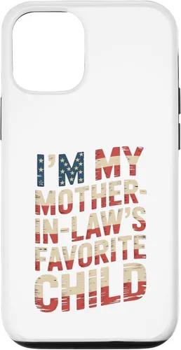 Vista 28 de Im My Mother in Law Favorite Child USA FlagFunny Parent Case for iPhone 16