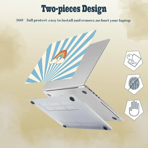 Vista 17 de Carcasa para laptop MacBook Air de 11 pulgadas 2015 2014 2013 2012 2011 2010 versión modelo A1465 A1370, Air 11.6 pulgadas a presión funda rígida