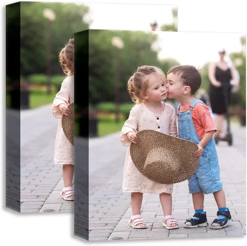 Vista 13 de YK artwood Lienzo Personalizado Subir Imágenes 12x16 pulgadas - Impresiones de Lienzo Personalizadas con Tus Fotos - Cuadros de Lienzo