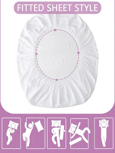 Vista 4 de Protector de colchón individual XL para dormitorios universitarios, funda impermeable para cama de hospital, tamaño individual extra largo