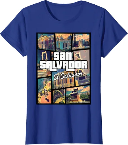 Vista 54 de Camiseta Orgullosa de San Salvador Capital El Salvador