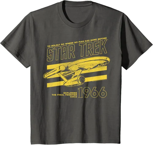 Vista 30 de Star Trek: The Original Series Enterprise '66 Collegiate Camiseta Negro