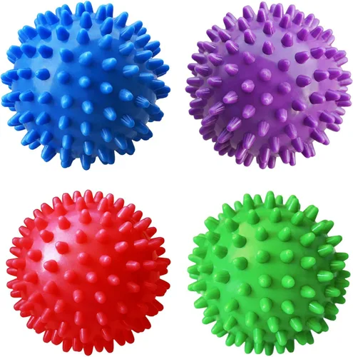Vista 8 de PGYUD Pelotas de Masaje Profesionales Pelota para Pies Masajeador de Pies Rodillo con Púas para Tejido Profundo Punto de Activación Fascitis Plantar
