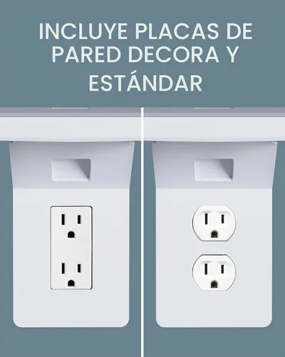 Vista 7 de Sanus Estante de salida para dispositivos pequeños hecho para Google en blanco y gris niebla. Capacidad para pequeños dispositivos electrónicos