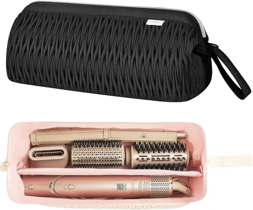 Vista 14 de Leudes Dy son Airwrap - Funda de viaje para secador de pelo Shark Flex Camello