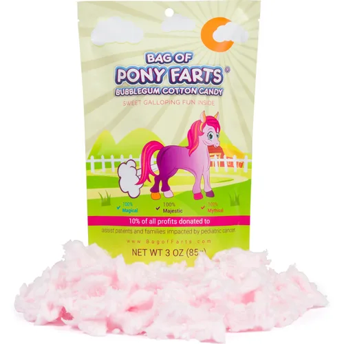 Vista 6 de Bolsa de pedos de conejo, algodón de azúcar de vainilla, gracioso relleno para cesta de Pascua para todas las edades, regalo de cumpleaños único