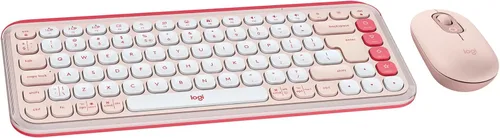Vista 14 de Logitech POP ICON Keys Teclado Bluetooth inalámbrico, escritura cómoda, teclas programables, fácil de cambiar entre hasta 3 dispositivos