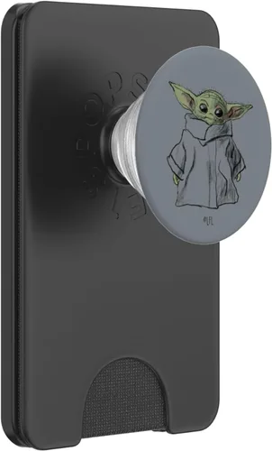 Vista 7 de Star Wars The Mandalorian The Child Illustration PopSockets PopGrip: agarre intercambiable para teléfonos y tabletas