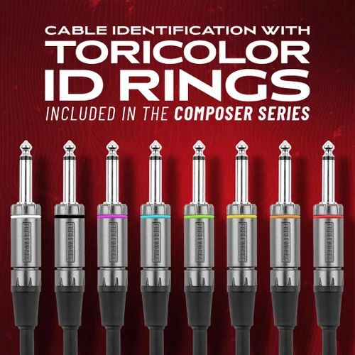 Vista 5 de Cableworks by Gator Cases Composer Series Deluxe 3 pies recto a recto cable para instrumentos de guitarra (GCWC-INS-03)