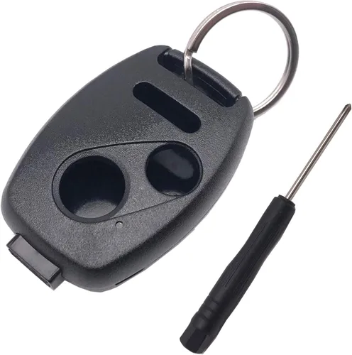 Vista 8 de Carcasa para llavero Honda Accord/Civic/CR- V/Fit/Odyssey/Pilot/Ridgeline/CR-Z - Carcasa para llave de automóvil con destornillador y llavero