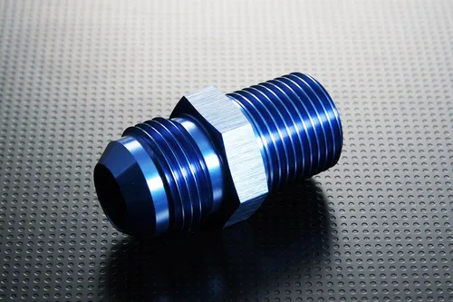Vista 7 de Autobahn88 Montaje de extremo de manguera de freno de acero inoxidable - Reductor 1/2 NPT macho a 1/4 NPT macho