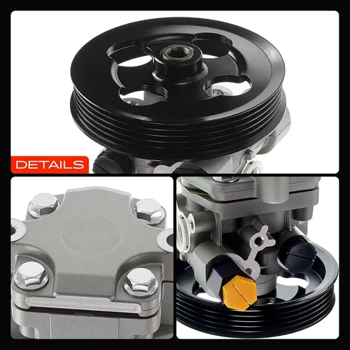Vista 9 de A-Premium Bomba de dirección asistida, con polea, compatible con Subaru Impreza 2002-2003, 2.0L, repuesto # 34430-FE002