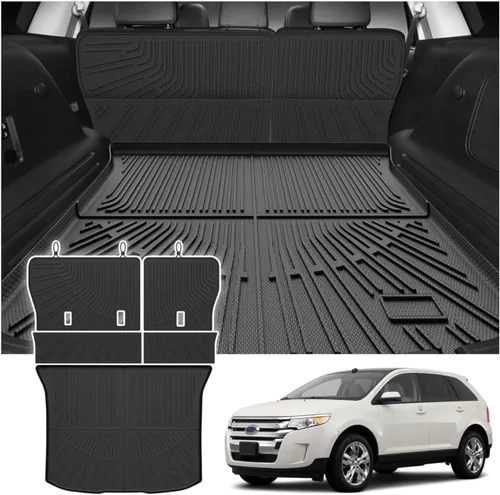 Vista 11 de Forro de carga para Jeep Compass/Patriot 2007-2016 y 2007-2012 Dodge Caliber, alfombras de carga para todo clima para accesorios de Compass