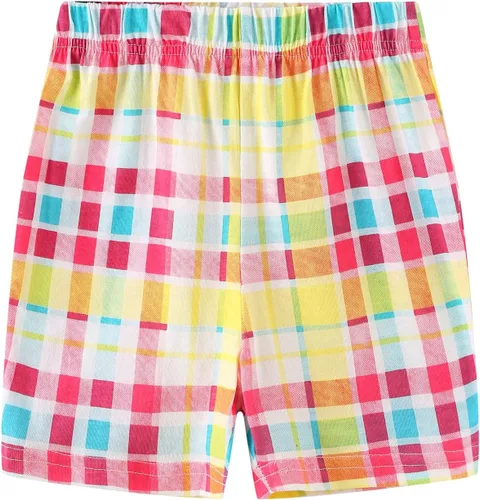 Vista 5 de Conjunto de camiseta sin mangas y shorts para niñas, ropa para verano, set de 2 piezas, 2 a 7 años