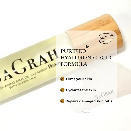 Vista 6 de Limpiador de aceite antienvejecimiento con leche de jojoba y gua-sha Duo - Hidratación profunda y renovación limpiador facial y masajeador facial
