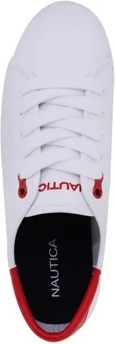 Vista 4 de Nautica Women Fashion Sneaker Lace-Up Tennis Casual Shoes for Ladies