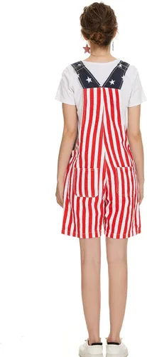 Vista 4 de OeyFnbmO Bib Overalls for Women Fashion Shorts Jumpsuits Festival Outfits Coveralls