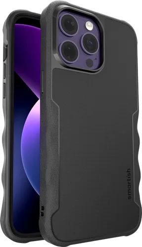 Vista 14 de Smartish Funda para iPhone 12 Pro Max Armor - Gripzilla [resistente + protectora] Funda de agarre delgada y resistente - Black Tie Affair