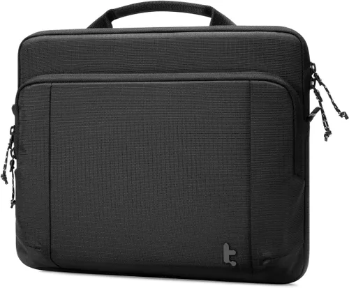Vista 10 de tomtoc Funda protectora de 360° para MacBook Air M5/A3449 (2026), M4/A3240, M3/A3113, M2/A2681, M1/A2337, resistente al agua, con CornerArmor