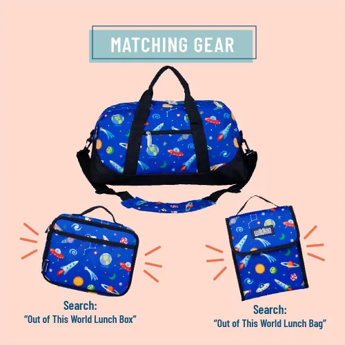 Vista 3 de Wildkin - Bolsa de viaje para niños y niñas, tamaño equipaje y perfecto para la práctica después de la escuela o un fin de semana o viaje nocturno