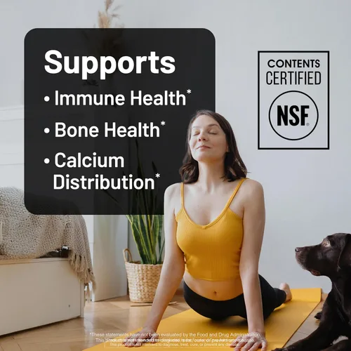 Vista 2 de NatureWise Vitamina vegana D3 + K2 – D3 natural 5000IU + vitamina K2 natural 100mcg – Soporte óseo – Alta absorción con aceite de oliva orgánico