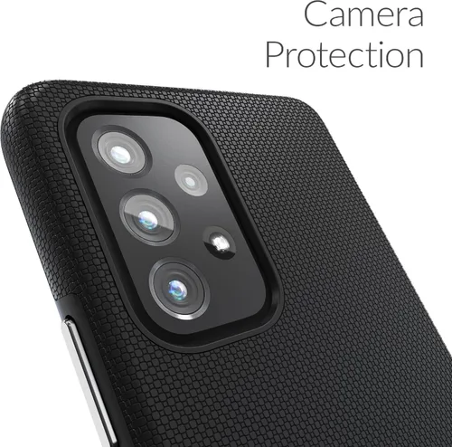 Vista 3 de Crave Para Samsung Galaxy A53 Caso, Funda De Doble Capa De Protección A Prueba De Golpes Para Galaxy A53 5G (6.5 Pulgadas) - Negro