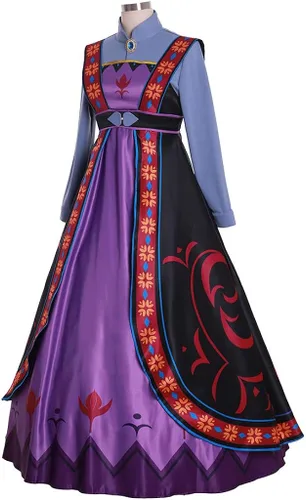 Vista 3 de CosplayDiy Disfraz de reina Iduna para mujer, disfraz de madre de princesa