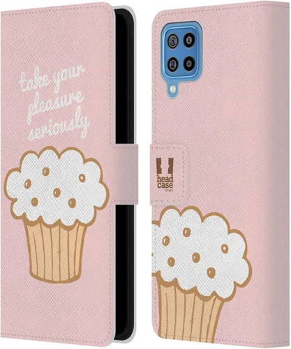 Vista 23 de Head Case Designs Assortment Cupcakes Happiness Leather Wallet Case Compatible with Samsung Galaxy A07 4G Surtido