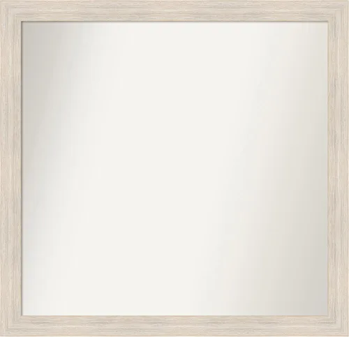 Vista 307 de Amanti Art Espejo personalizado, espejo de baño estrecho Alexandria White Wash, espejo de pared o espejo de tocador de baño sobre el fregadero