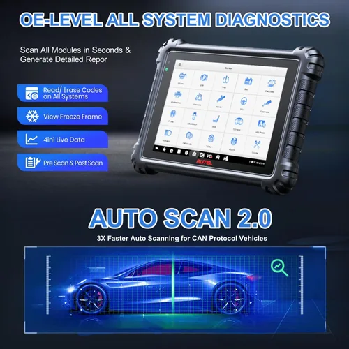 Vista 6 de Autel Escáner de diagnóstico MaxiSys MS906 Pro OBD2, codificación ECU, más de 3000 pruebas activas, servicio de más de 40 años, herramienta