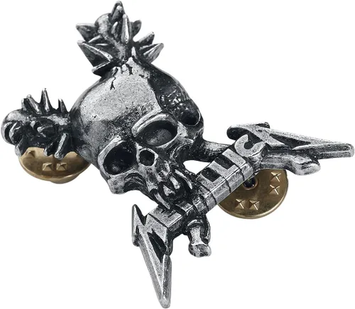 Vista 2 de Metallica Insignia del Pin de daño, plateado