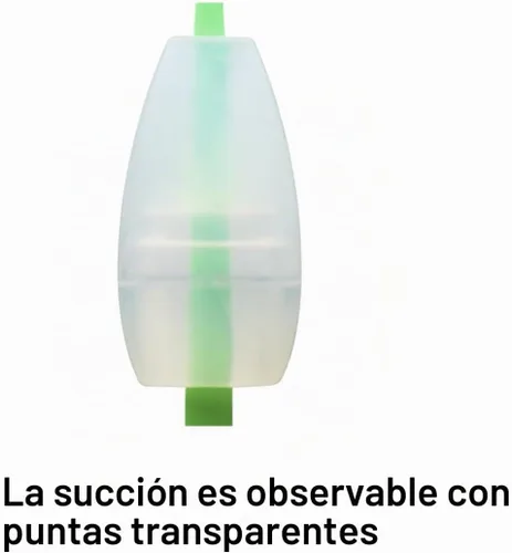 Vista 4 de BabySmile Puntas de repuesto de silicona (paquete de 2) para los modelos de aspirador nasal S-504, S-503, S-502 y S-303 Puntas de nariz suaves