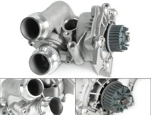 Vista 6 de Conjunto de Bomba de Agua de Motor Eléctrico Compatible con 2008-2016 Audi A3 A4 A5 A6 Q3 Q5 TT Quattro Allroad VW Beetle CC Eos GTI Jetta Passat