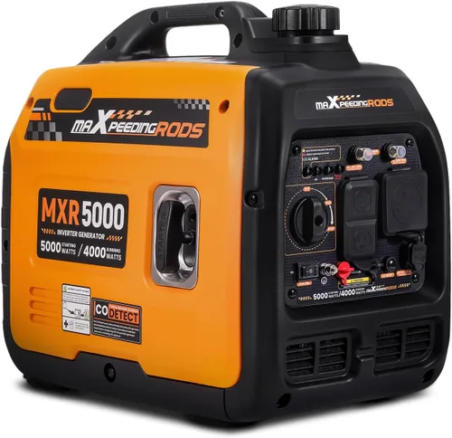 Vista 10 de maXpeedingrods 2450 Watt Portable Inverter Generator for Camping, Home MXR2450 Small Generator 17kg, Gas Powered, CO Sensor, RV Ready, Parallel &
