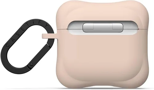 Vista 3 de CASETiFY Funda Ripple para Airpods (4ª generación) con anillo - Avena
