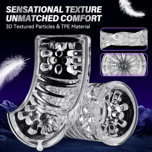 Vista 3 de 2026 Male Self Masterburbatar Hands Free Men Life Size Sucking Thrusting Pocket Puzzy Silicone Body Realistic Male Masturbatoers Toys for Woman