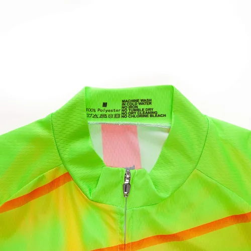 Vista 116 de Weimostar Hombre Ciclismo Jersey Manga Corta Bicicleta Ropa Multicolor Diamante