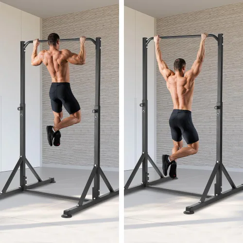 Vista 7 de Pull Up Station, Power Tower Adjustable Pullup Bar Free Standing, Heavy Duty Multifunction Strength Training Pull Up Bar, Gym Workout Fitness