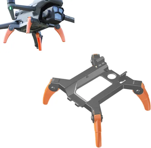 Vista 8 de Tren de aterrizaje para DJI Mavic 3 Pro, pata de araña de aterrizaje plegable compatible con accesorios DJI Mavic 3 Pro, gris