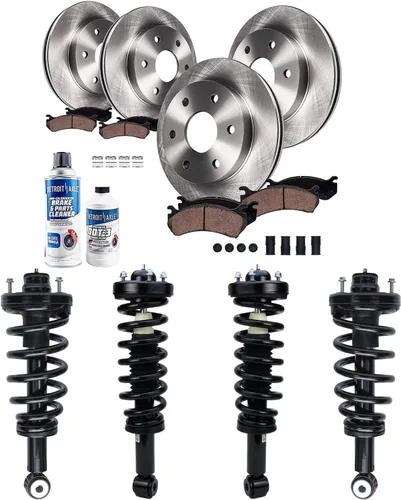 Vista 26 de Detroit Axle - Rotores de freno para Nissan NV2500 NV3500 NV1500 NV1500 2012-2021, repuesto de rotores de freno de disco: rotor delantero de 14.17