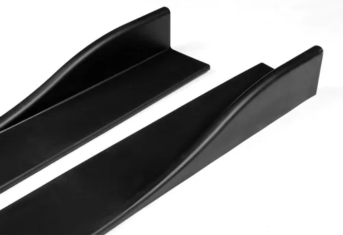 Vista 7 de Q1-TECH, 9 piezas de extensión de labio delantero del parachoques y faldón lateral compatible con Mercedes-Benz Clase E E43 AMG E200 E250 E300 E350