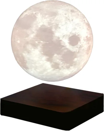 Vista 11 de Luz nocturna de luna magnética flotante planeta lámpara interior impresión 3D LED cabecera enfermería regalo creativo lámpara de mesa