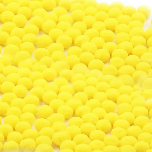 Vista 21 de 1000 pompones para manualidades de 1 pulgada, bolas de pompón mullidas de Navidad, pequeñas bolas de pompones para manualidades, proyectos